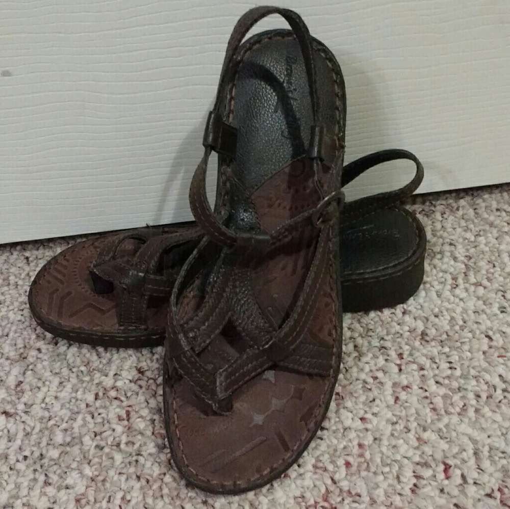 Brown's Landing Leather Sandal